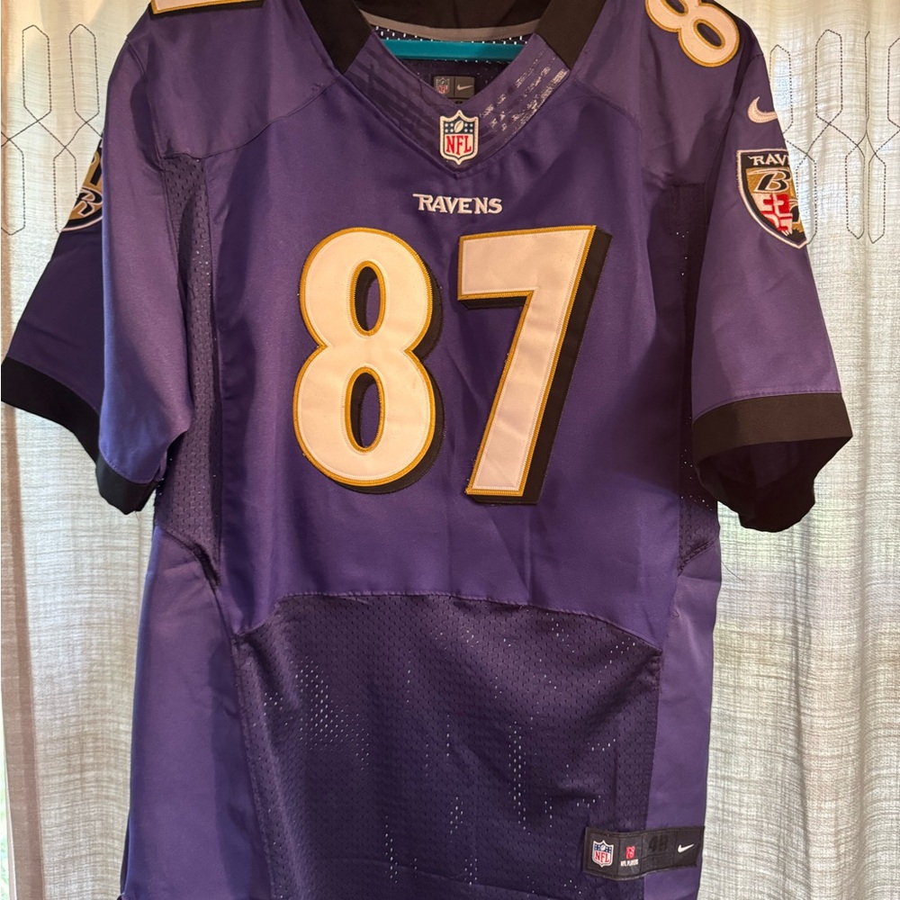 NIKE NFL On Field WILLIAMS #87 Baltimore Ravens Jersey in Puprle